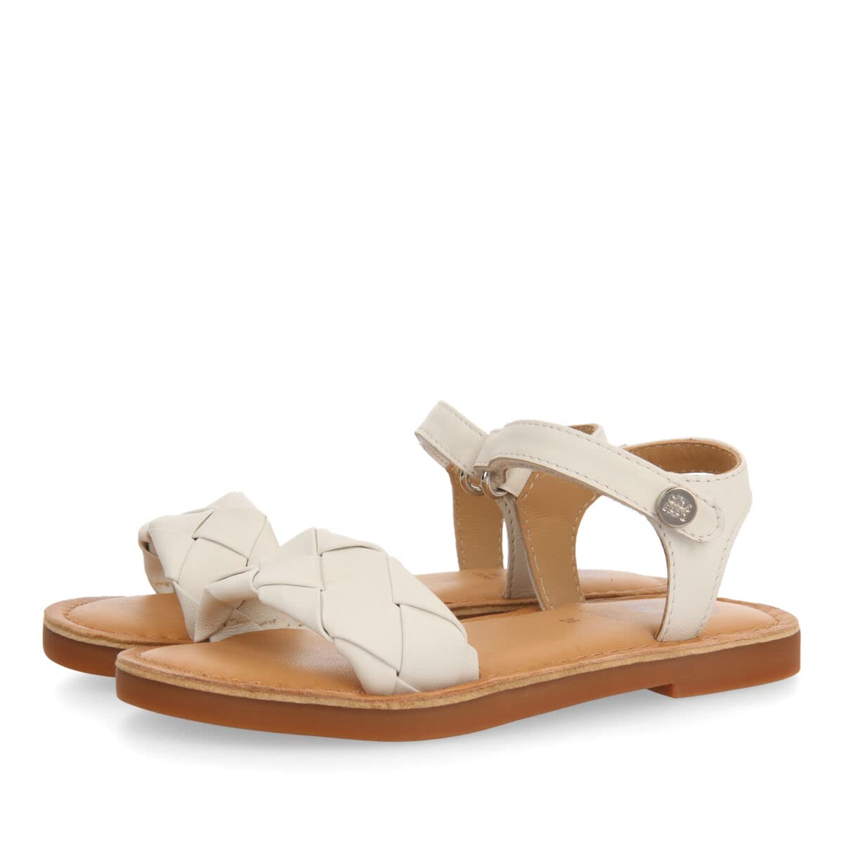 Gioseppo LEOTI Flat Sandal, Blanco, 10 UK Child