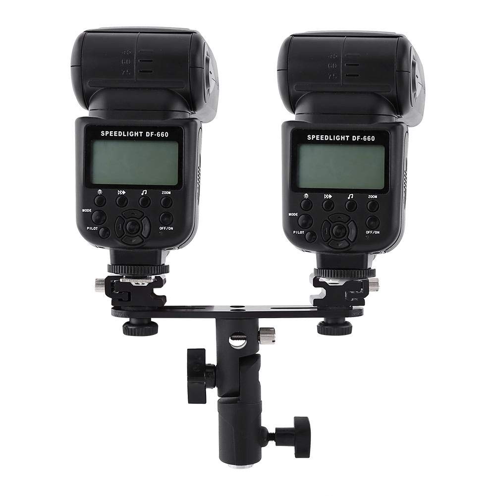 Camera Flash Accessories Flash Photography Umbrella Dual 2-hot Shoe ...