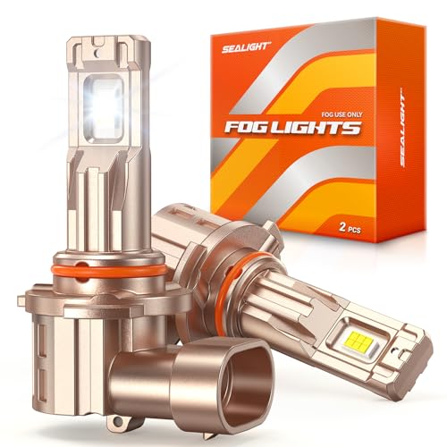 Image of SEALIGHT 9006 /HB4 LED Fog Light Bulb, 18000LM Ultra Bright 9006 LED bulb, IP68 Waterproof Injection Sealed,Long Lifespan 80000 Hours, 1:1 Fit for Cars,Trucks,and SUVs,Pack of 2