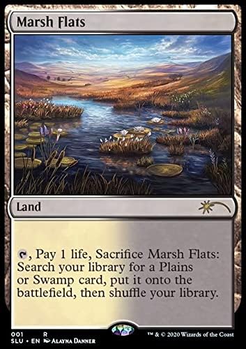 MTG Magic: The Gathering - Marsh Flats (1) Secret Lair: Ultimate Edition SLU