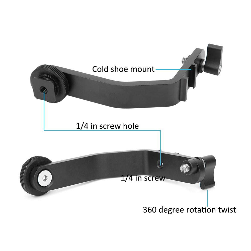 DSLR Camera Video Monitors Arm Shoe Mount L Bracket For FEELWORLD F5 F6 F6S S55 FW567 FW568 | DE