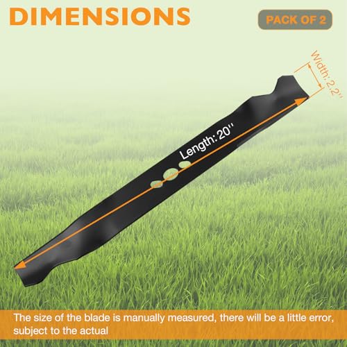 Lawn Mower Blade Dimensions