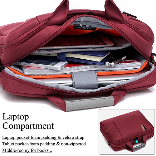 Brinch Borsa per Laptop Antiurto in soffice Nylon