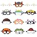 Sinwind Mascherine Feltro, Puppy Party Maschere Compleanno Cosplay, Paw Dog Patrol Toy, 10 Pezzi Animali Bambini Feltro Mascherine con Nastro Elastico per Cosplay Compleanno Natale Halloween