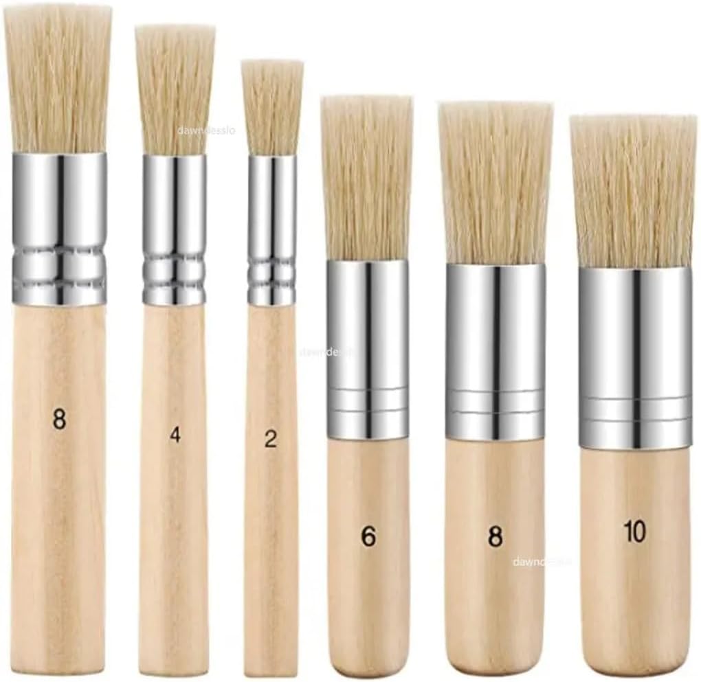 FUOEN 木製ハンドル水彩モールドブラシペイントブラシ画材