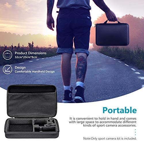 image for Neewer Upgraded 50-in-1 Action Camera Accessory Kit Compatible with Go