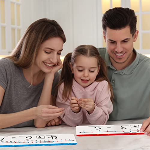 26 packs number line dry erase boards cards double sided writable and erasable board-0-10 on one side amp 0-20 on other side math white board for kids students classroom and home 12 x 4