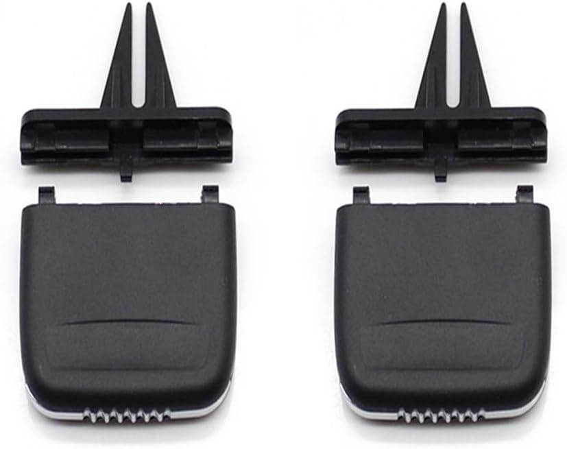 Air Outlet Interior Car Front Dashboard Conditioner Air Vent Grille Outlet Panel Fit for Porsche Fit for Boxster Cayman 987 2006-2012 987552131 Attractive and Durable(1 Pair Silder Clips)