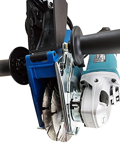 Mauernutfräse SET | Makita Winkelschleifer + Absaughaube + 2 Premium Diamantscheiben – Bild 3