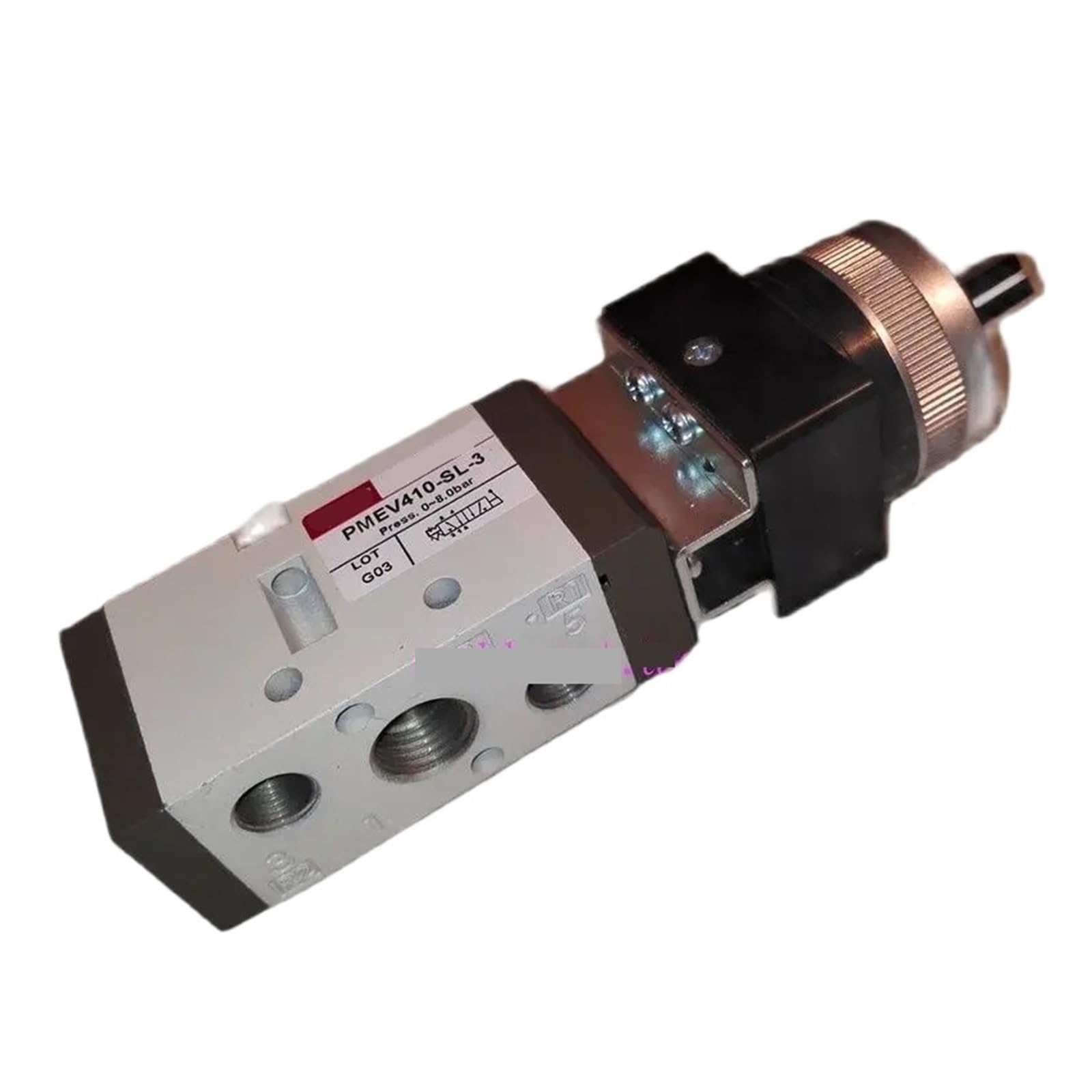 Électrovanne PMEV410 PMEV410-SL-3 distributeur pneumatique 5/2 voies
