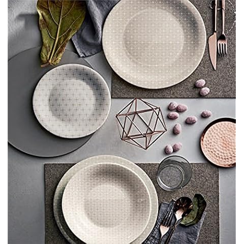 Vajilla Acqua de 18 piezas, Beige Cover