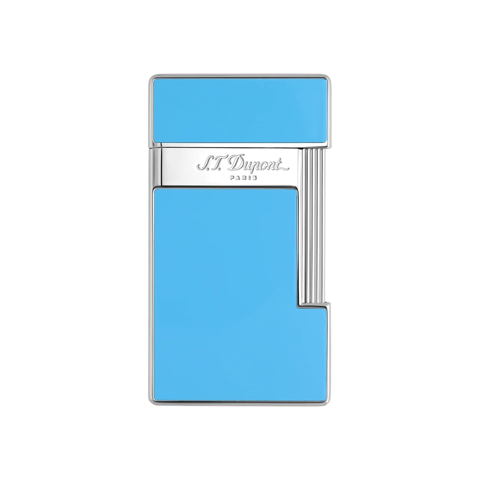 Slimmy Light Blue Lacquer & Chrome Lighter, 028007