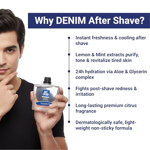 Image of After Shave Lotion,Lemon & Mint |Moisture Lock 24 hr+| Deep Cleansing &Hydrating|Strong antispetic action|Herbl Extracts|100ml
