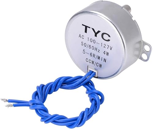 Miniatura 2 de Juego de 6 accesorios de motor giratorio para manualidades, incluye motores de tocadiscos síncronos, conectores de acoplamiento, cables de