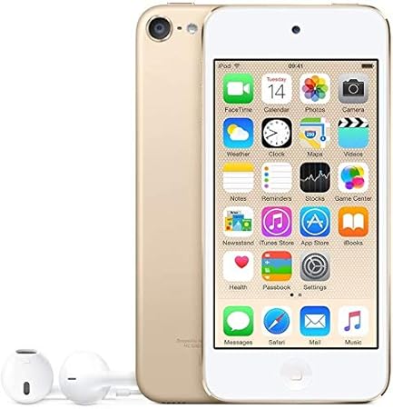 Apple iPod touch 64GB WiFi MP3 Player 6th Generation - Gold (Renewed)