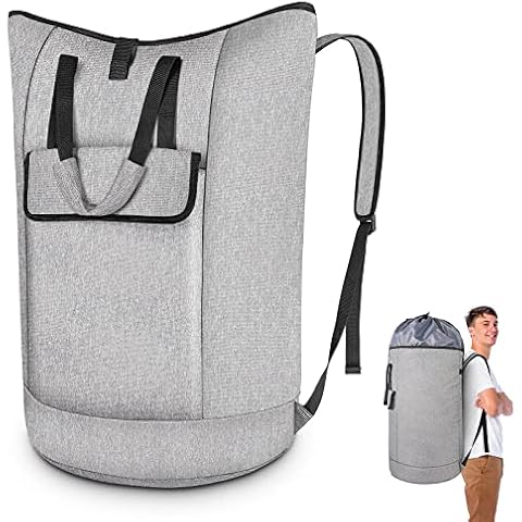 pheswisom 105 L Large Laundry Backpack for College, College Laundry Bag Backpack with Straps for Dorm Apartment and Laundromat, Sturdy Backpack Laundry Bag with Pocket for Travel and Camping Cover
