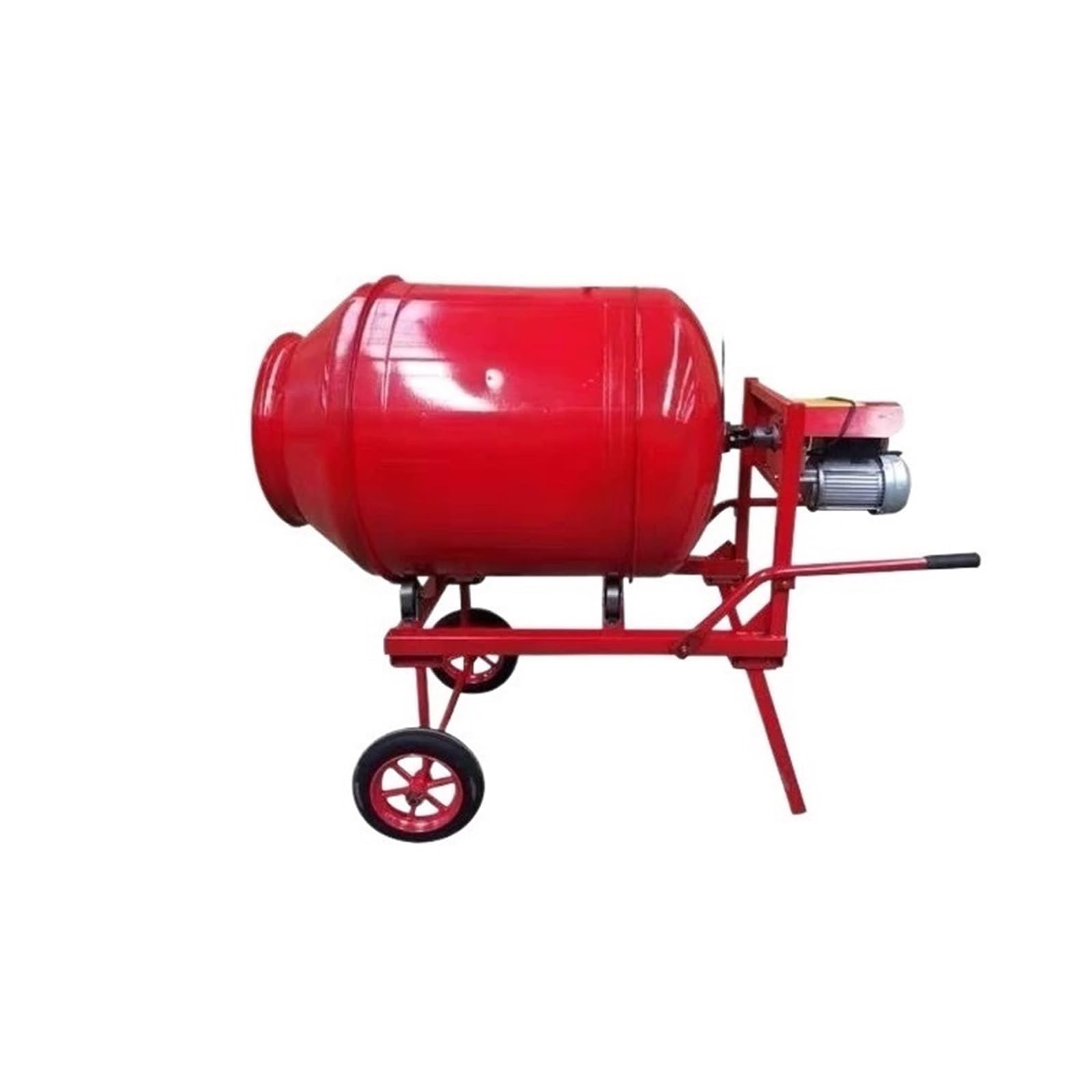 Concrete Mixer Hand Push Wheeled Cement Mixer Portable Mini Concrete Mixers for Construction Portable(Medium)