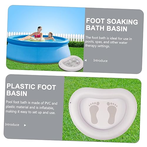 Tina inflable para pies para spa portátil y piscina miniatura 3