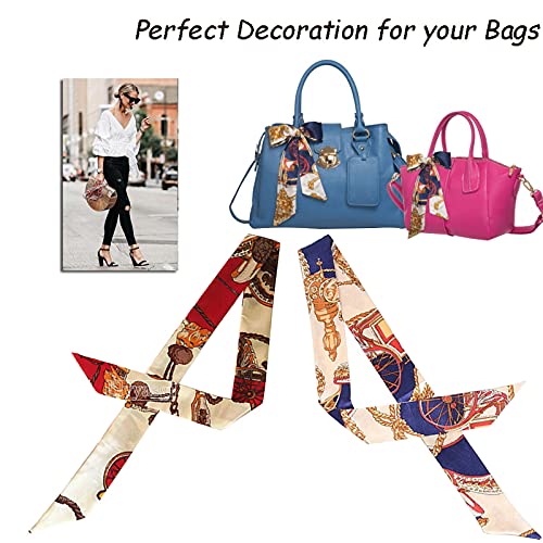 kcctoo 2/6/10Pack Scarf Bags for Women Handbag Scarfs Band Hair Neck Scarves Fashion Gifts3