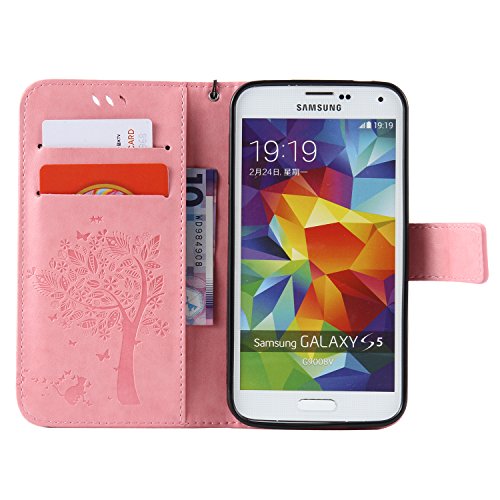 ISAKEN Custodia per Samsung Galaxy S5, cover per