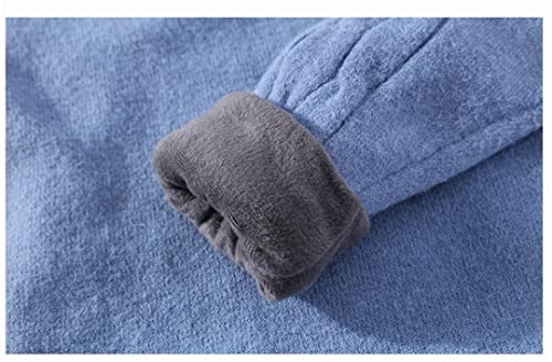 Fulbant Men Fleece Turtleneck Sweater Streetwear Winter Turtle Neck Men Sweater4