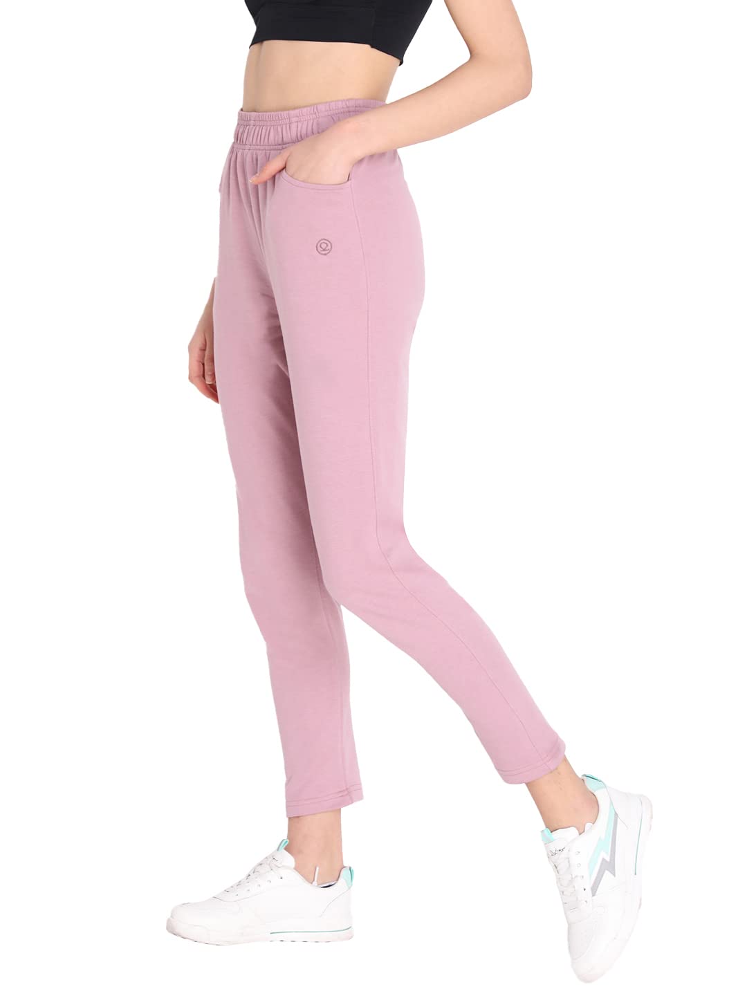 chkokko Women's Regular Fit Mid Rise Track Pant-picture-14