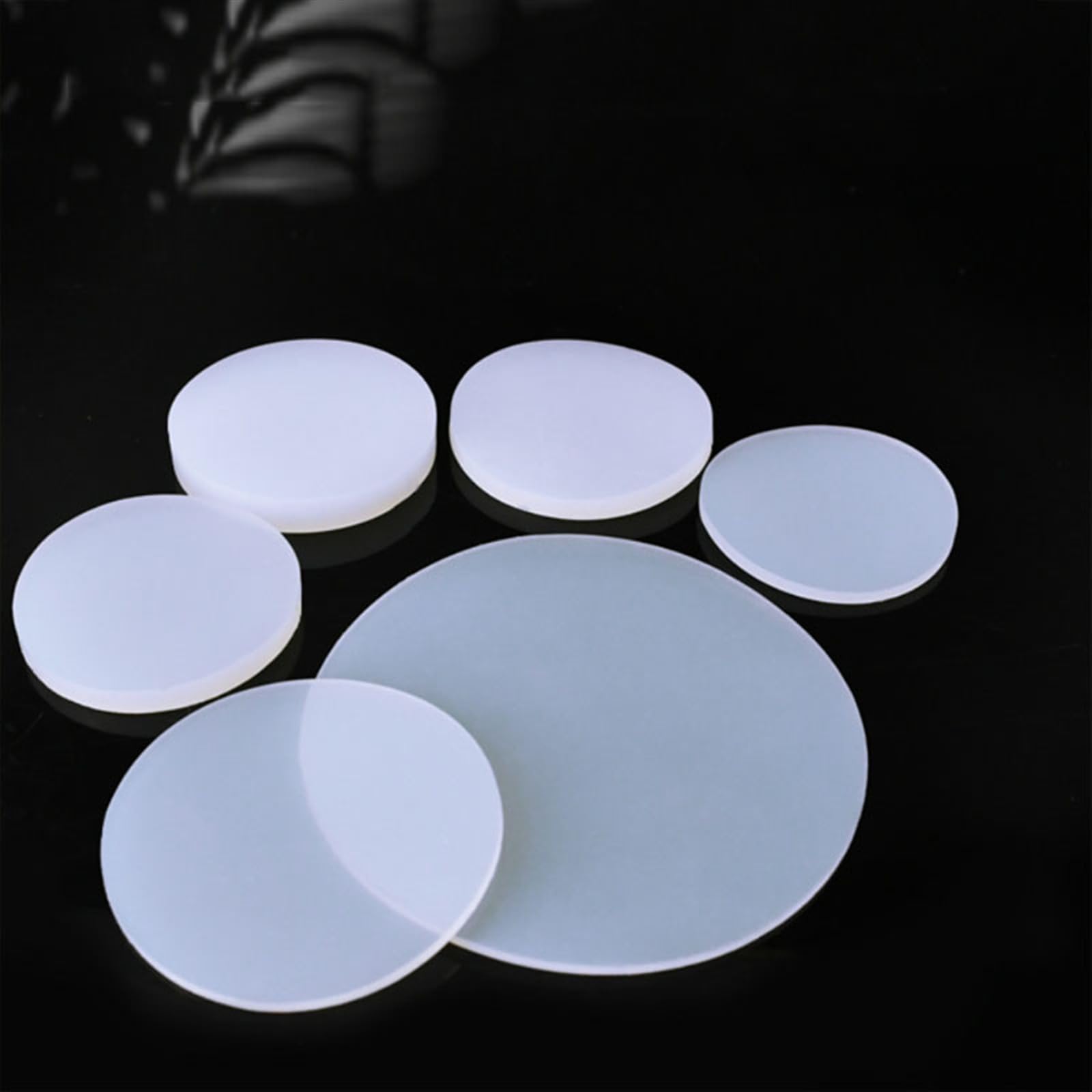 1PC White Silicone Rubber Round Sheet Solid Seal O Gaskets Pad Diameter 5-150mm Thickness 1/1.5/2/3/4/5/6/8mm(105mm (1Pc),2mm)