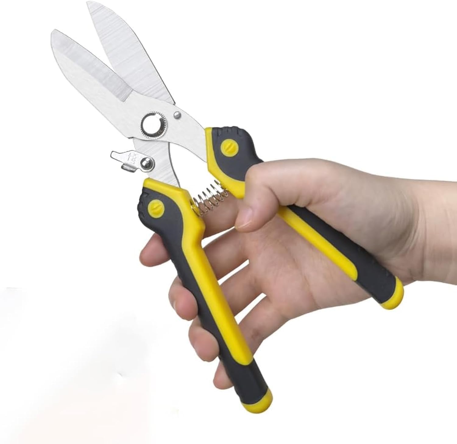 Scissors Heavy duty 9-inch, All Purpose Sharp Heavy Duty Scissors, Metal Snips for Cutting Sheet Metal, Easy Cutting Iron Sheet, Carpet, Tin, Wires