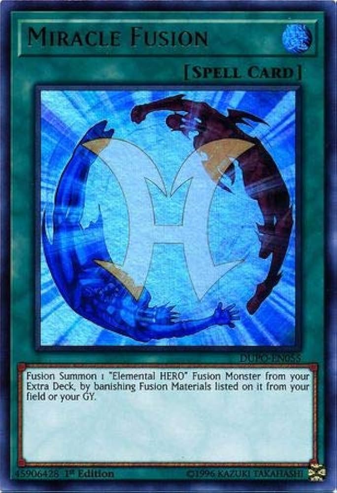 Amazon.com: Yu-Gi-Oh! - Miracle Fusion - DUPO-EN055 - Ultra