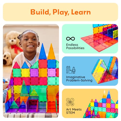 Image of PicassoTiles 12pc Supersized Magnetic Building Tile Base Plate Jumbo XL Foundation Stabilizer Boards STEM Engineering Construction Kit for Kids Educational Learning Toy Magnet Blocks Stacking Set PT12