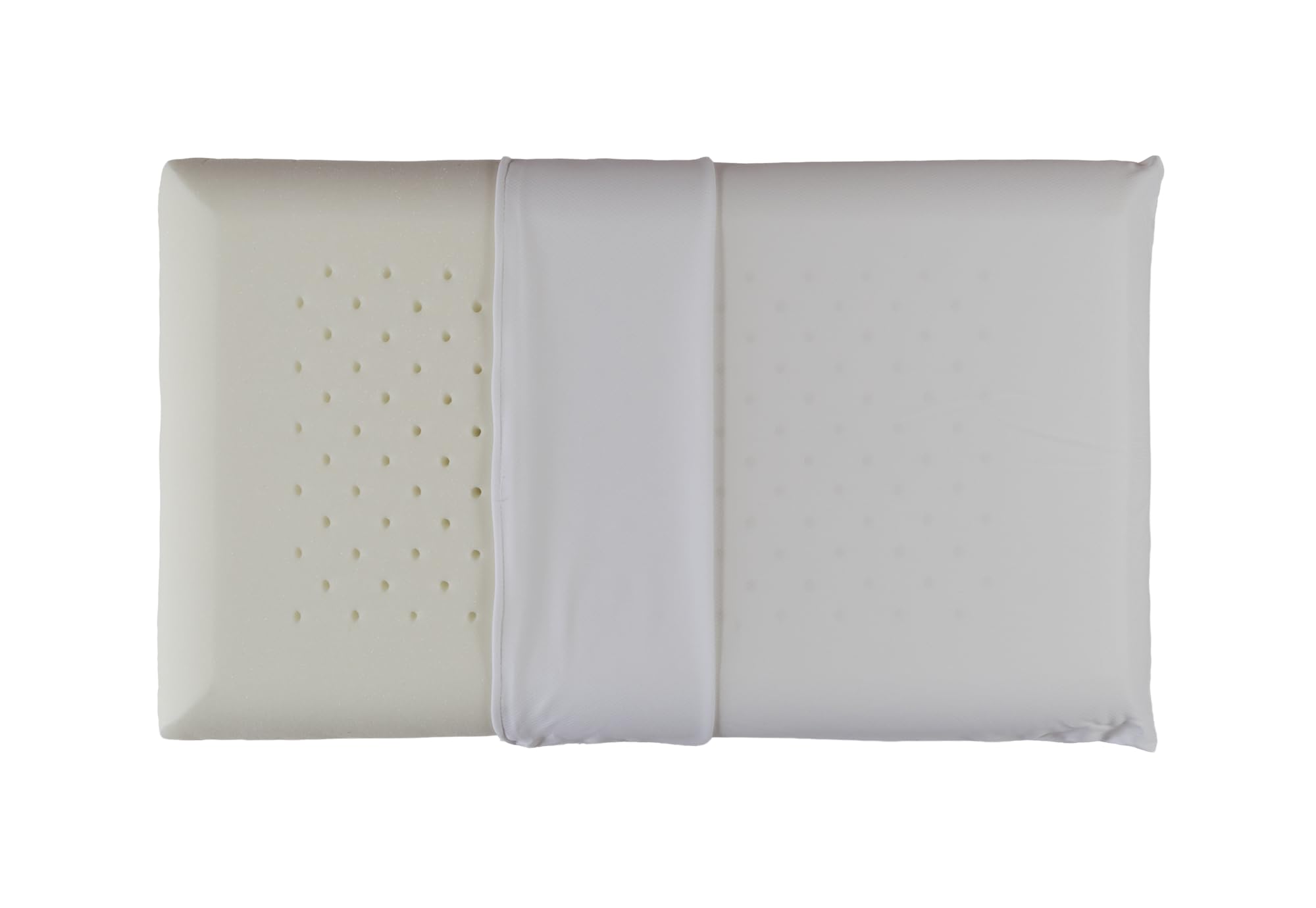 V.I.P. Very Important Pillow - Guanciale Viscolattice Saponetta Foratura Passante Memory Top Altamente Traspirante cm 43X73h. 13 Made in Italy