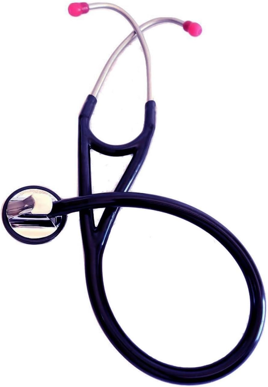 RA Bock Single Head Cardiology Stethoscope - Precision Engineered Acoustic Device with Pressure Sensitive Diaphragm and Dual Channel Design for Clinical Excellence