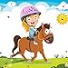Horse Riding Safety Helmet,Protective Head Gear Horseback Helmet for Equestrian Riders for 2 to 6 Year olds (Small, Pink)