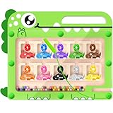 FunMission Magnetic Color and Number Maze, Montessori Toys, Wooden Puzzle Activity Board for 3+ Year Old Kids, Counting & Color Sorting Educational Toys for Toddlers and Boys Girls 3 4 5 6 Years Old