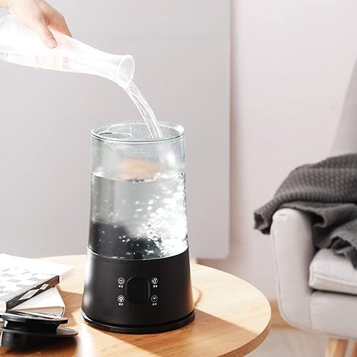 Miniatura 5 de Humidificador de dormitorio, nuevo humidificador de oficina en casa, humidificador ultrasónico silencioso de agua superior de gran calibre, tanque