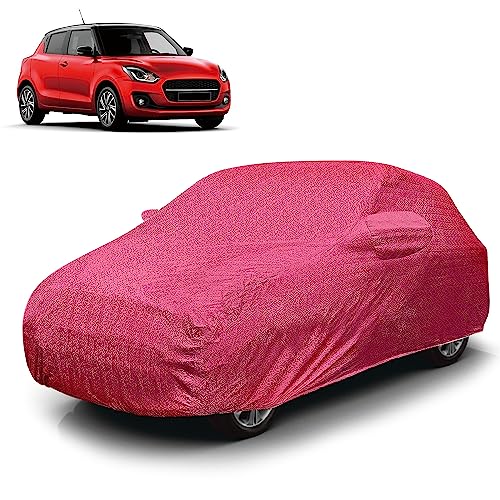 Image of Car Cover Waterproof RT-I for Maruti Suzuki Swift [Year 2018 Onwards] - Swift Car Cover Dust & UV Protection Swift Car Body Cover with Mirror Pocket Soft Cotton Lining