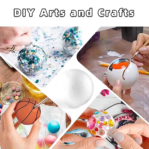 niCWhite White Foam Balls - Image 4