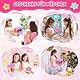 Taimimy Bastelset Kinder ab 6-4-5 Jahre Basteln Mädchen 8 10 6 5 7 Jahre, Ohne Vase, Geschenke für Mädchen Spielzeug 5-12 Jahre Kindergeburtstag (Blumenstanzer-Set)