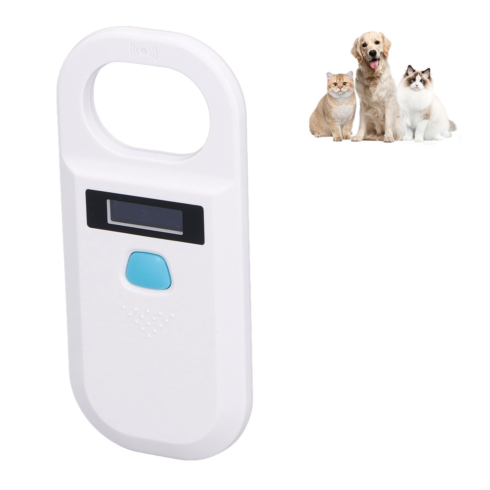 Lecteur D'étiquettes à Micropuce, Rechargeable par USB, Scanner D'étiquettes D'Animaux, Scanner D'identification de Puces pour Animaux de Compagnie, Lecteur de Puces pour Chiens,
