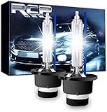 RCP - D4S8 - (A Pair) D4S/ D4R 8000K Xenon HID Replacement Bulb Ice Blue Metal Stents Base 12V Car H