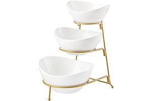 HBlife 3 Tier Oval Bowl Set