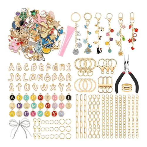 Matériaux porte-clés goutte à goutte émaillés pour création de bijoux faits main