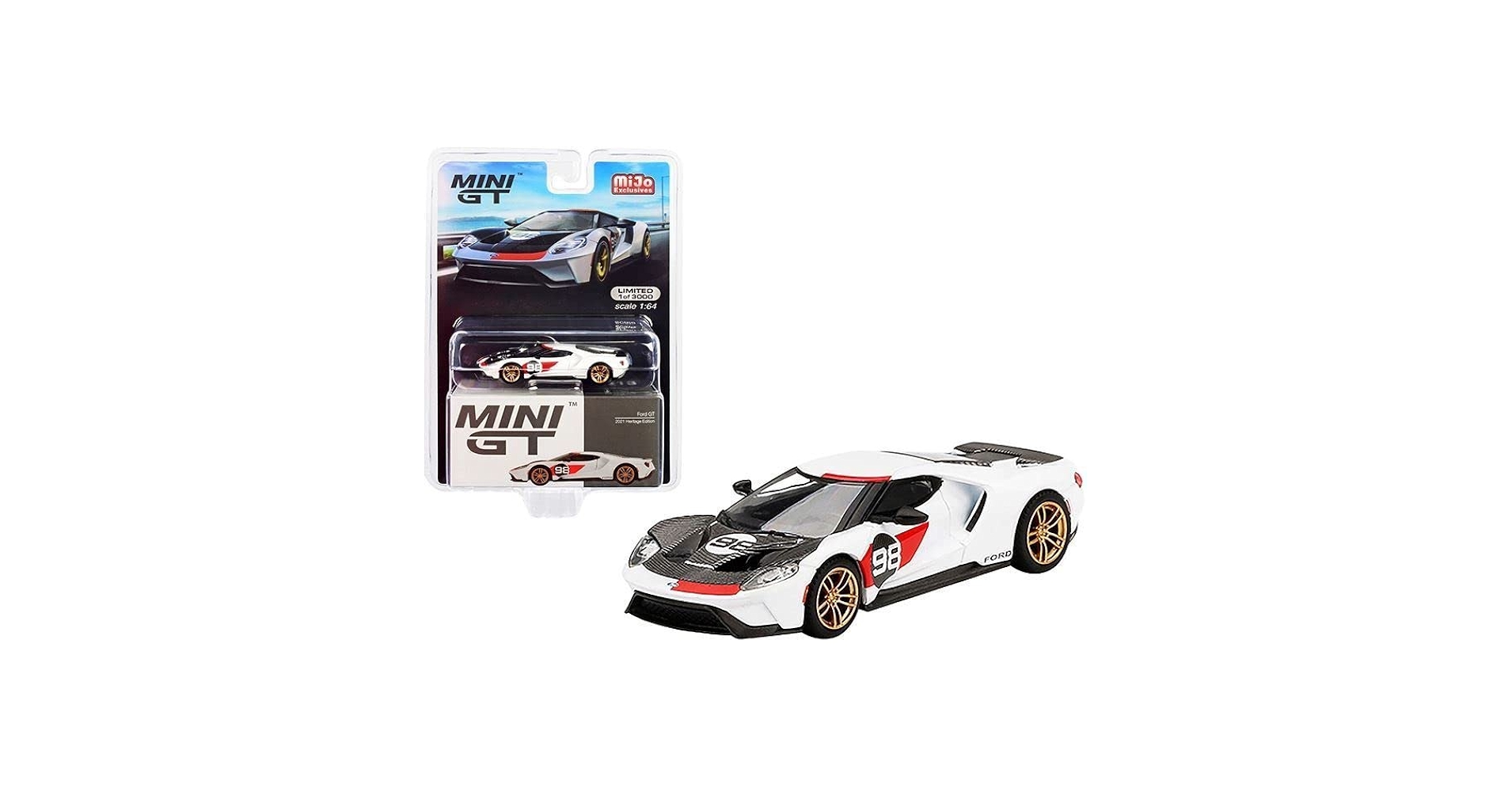 ベリンディ MINI GT 1/64 フォード GT 2021 ケン・マイルズ ヘリテージ