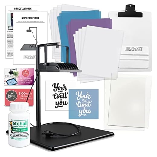 Ikonart Custom Stencil Kit 3.0 Bundle with Creative Bundle Pack and Design Card
