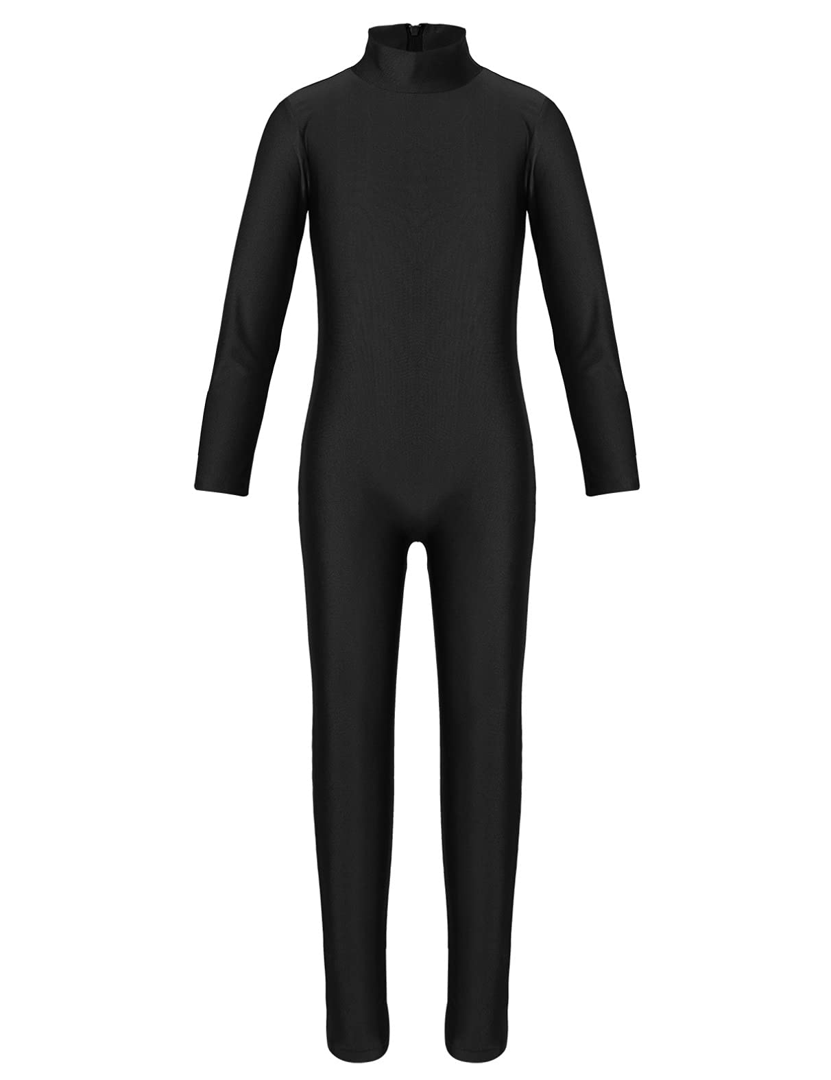 iiniim Maillot Manga Larga con Cremallera Niña Ballet Danza Gimnasia Ritmica Artística Leotardo Clásico Elástico Bailarina Leotard Mono Unitard Invierno Dancewear para Chicas