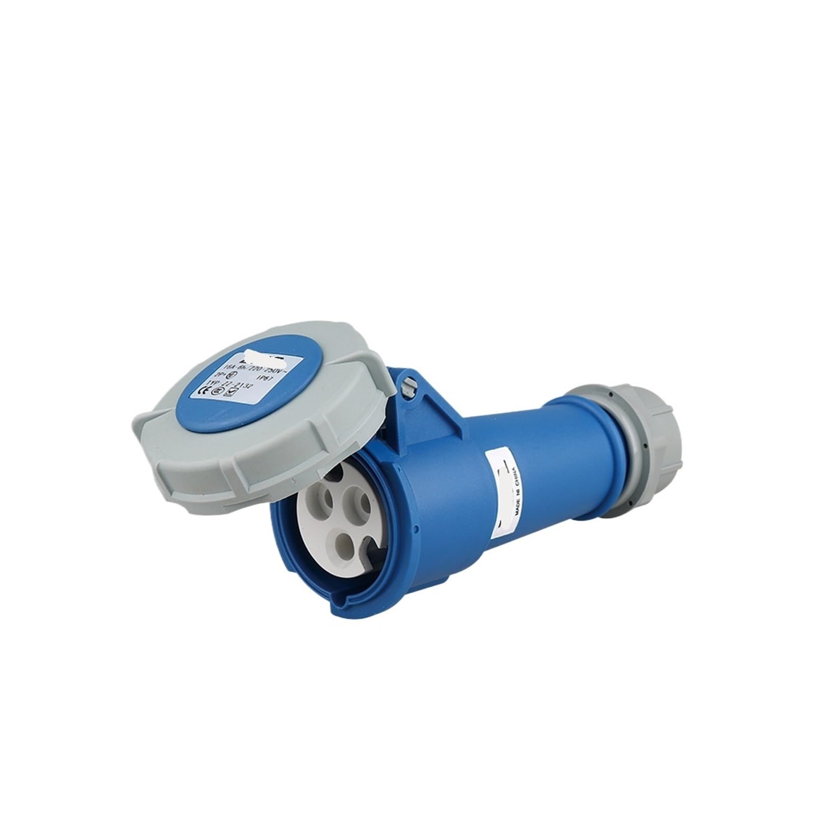 MUYTQAERG Outdoor dustproof and Waterproof Industrial and Socket 3-core 4-core 5-core 16A/32A IP67(3 core 16A connector)