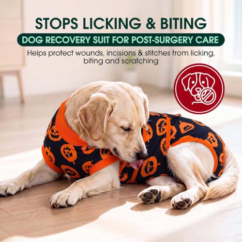 Image of Kuoser Recovery Suit for Dogs After Surgery, Female Dog Onesie for Surgery