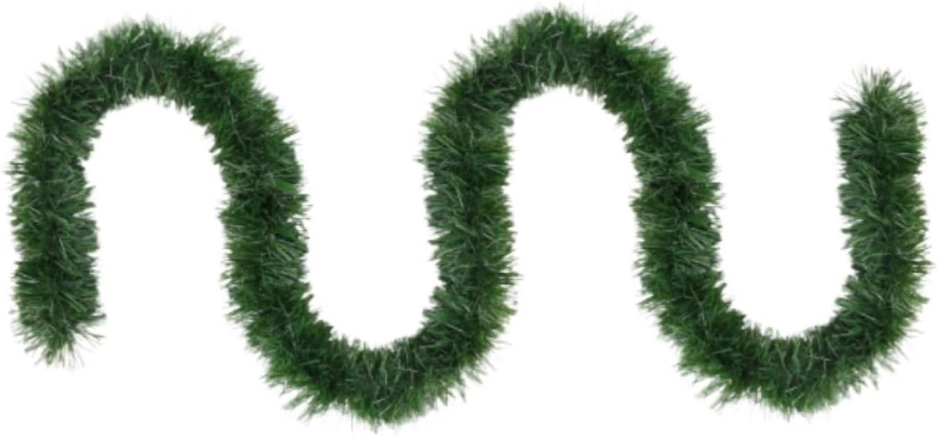 Tinsel Indoor Tinsel Garland Christmas Decorations Front Door Mantle Fireplace Indoor Outdoor Christmas Tree Garland(5M)