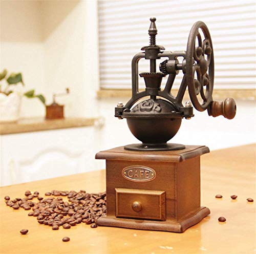 SXLCKJ Manuelle Kaffeemühlen Retro Riesenrad Handschlagmühle Kaffeemühle Manuelle Mühle Keramik P(Crusher) – Bild 6