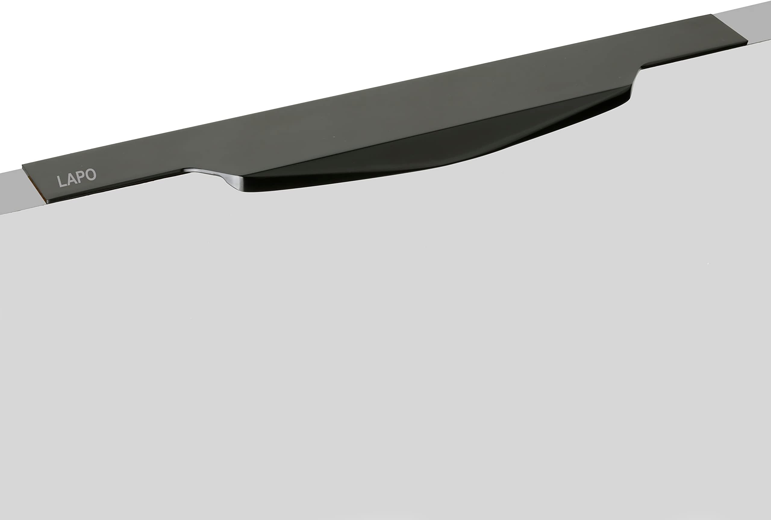 Premium 10 inch Aluminium Kitchen Profile Handle, Drawer Profile Handle, Cabinet Profile Handle, Wardrobe Pull Handle for Home (Black Finish,Pack of 1) P-003